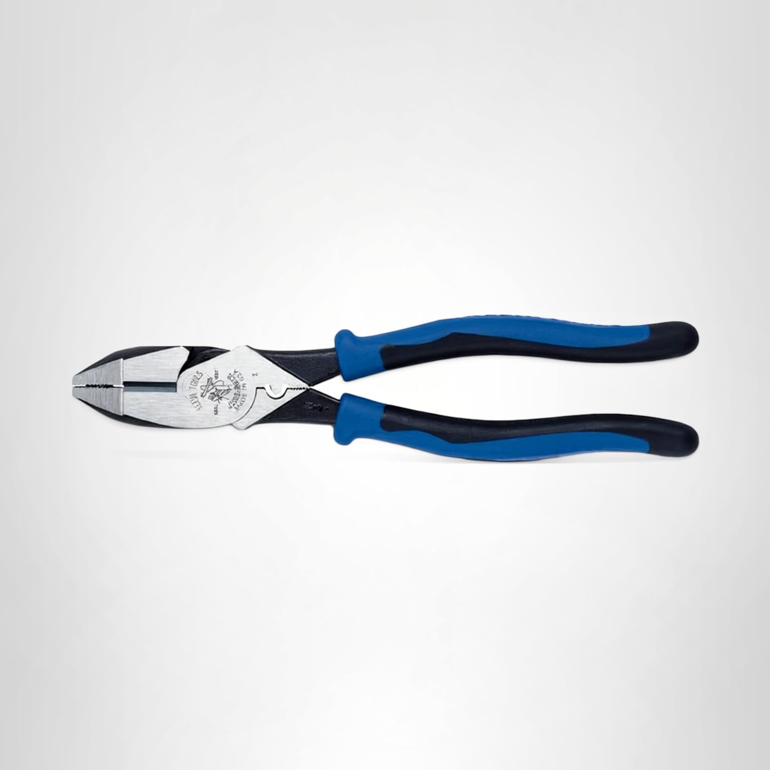 Klein Tools J2000-9NECR Lineman's Pliers, Crimping, 9-Inch, Made